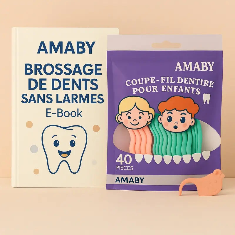 Fil dentaire pour enfants & E-Book
